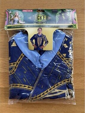 Wicked Fiyero Adult Costume Jacket Mens 36-42 Standard 14+ Accessory Kit Blue